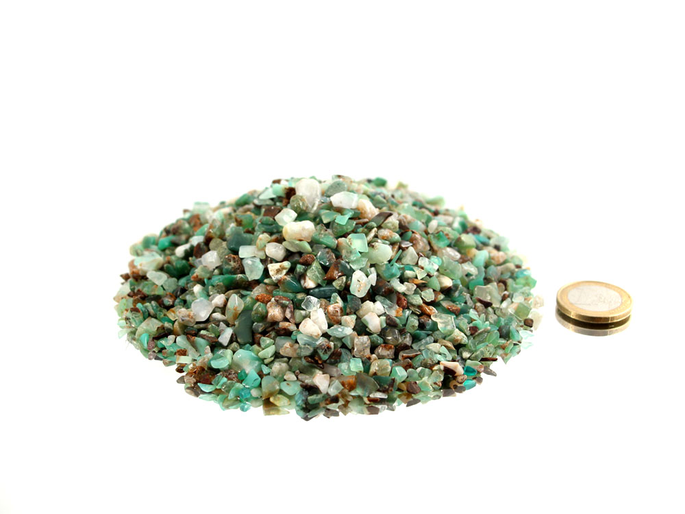 Chrysoprase Tumbled Stones Mini, B Grade - 1 lb