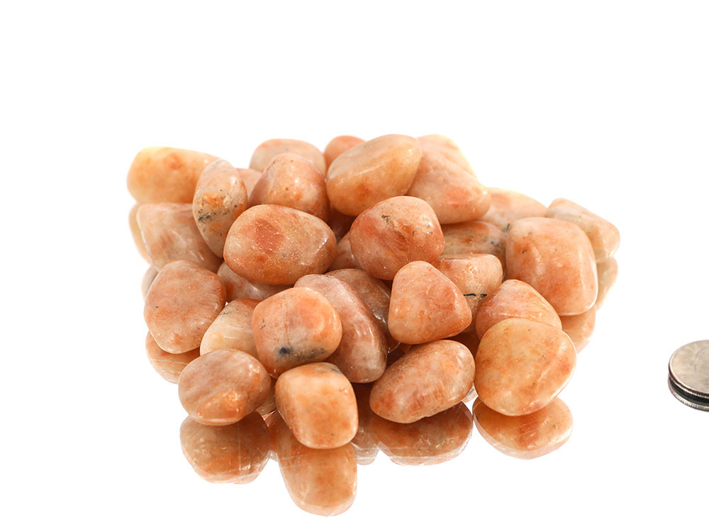 Sunstone Tumbled Stones - 1 lb