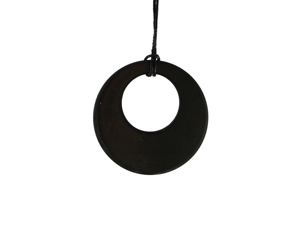 Shungite Moon/Eclipse Pendant - 1 pc