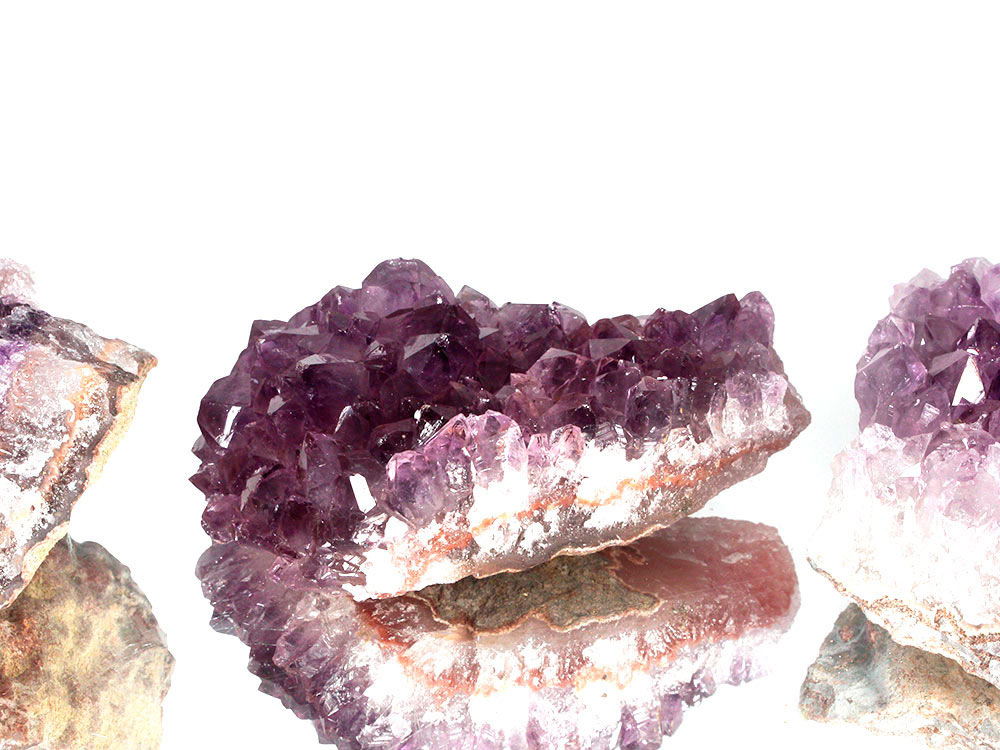 Amethyst Crystal Geode Pieces B Uruguay - 1 lb