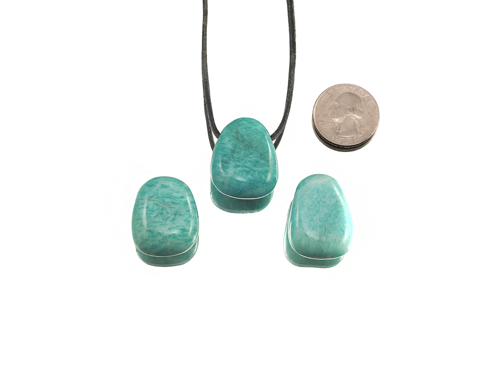 Amazonite Drop Bead Pendant