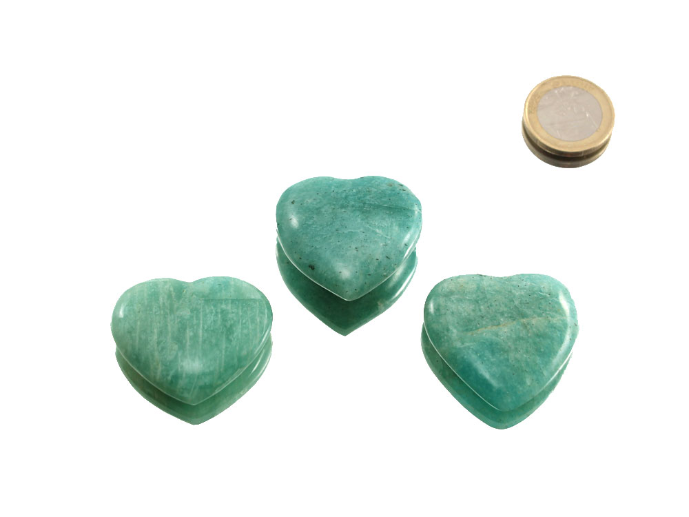 Amazonite Small Heart - 1 pc