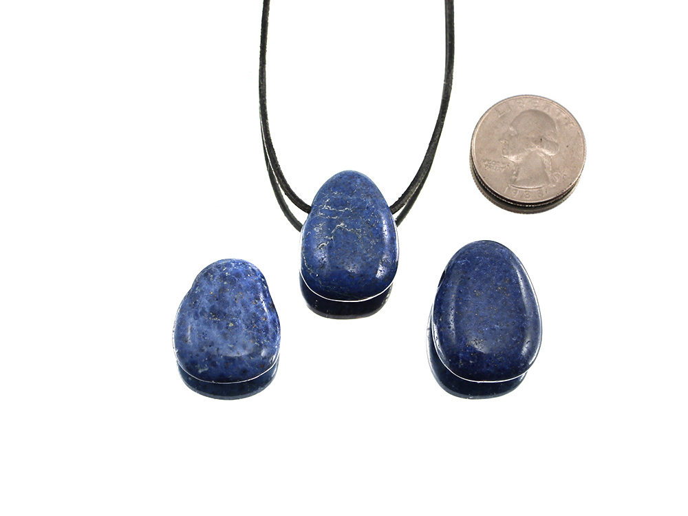 Dumortierite Drop Bead Pendant
