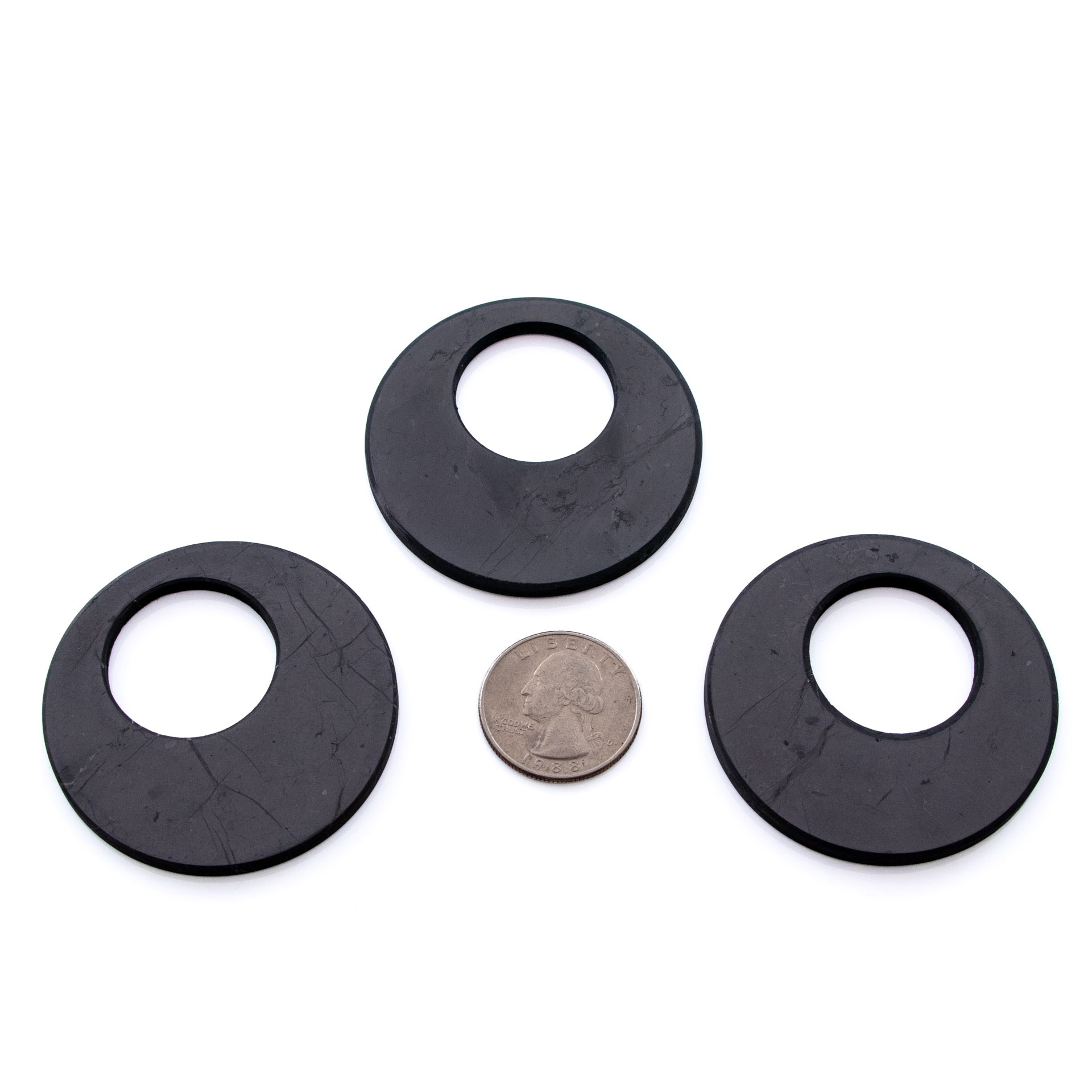 Shungite Moon/Eclipse Pendant - 1 pc