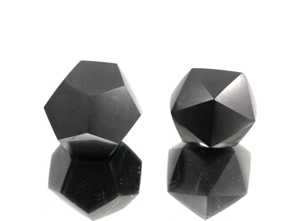 Platonic Solids Set Shungite - 1 set