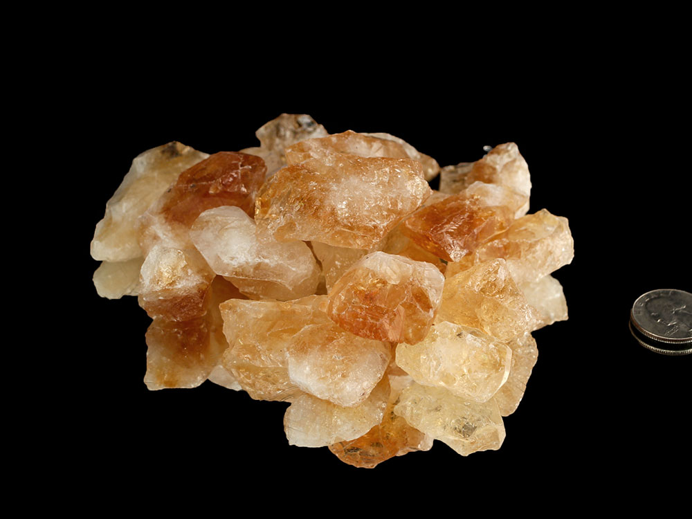Citrine Small Rough Stones - 1 lb
