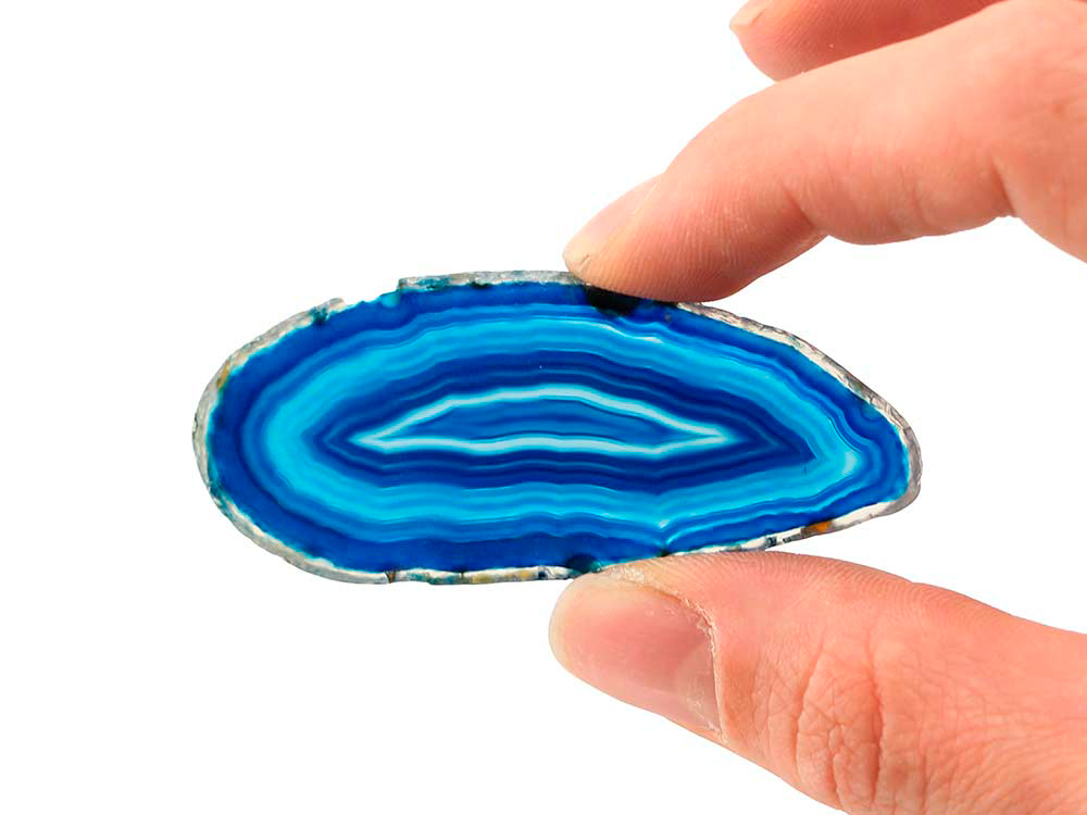 Agate Slices Blue Small - 1 pc