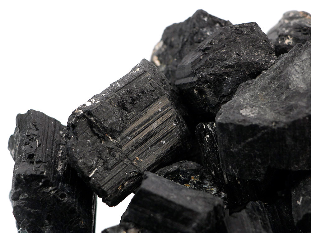 Black Tourmaline (Schorl) Small Rough Stones - 1 lb