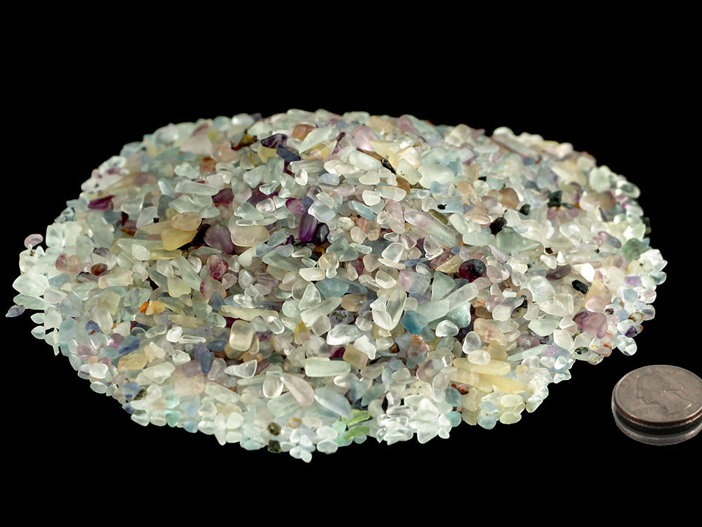 Fluorite Tumbled Stones Micro - 1 lb