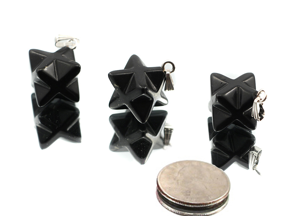 Shungite Merkabah (Star) Pendant - 1 pc