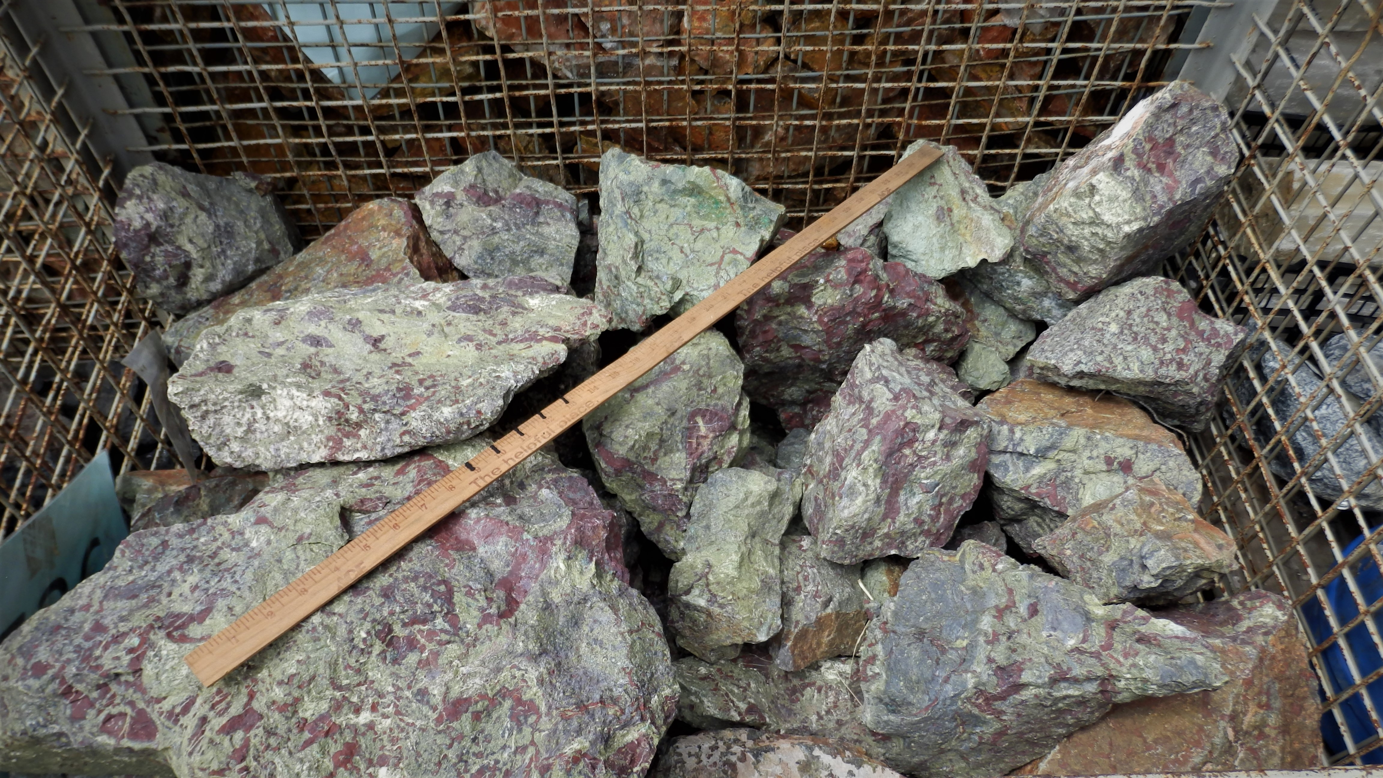 Dragon Blood Jasper Rough Stones - 1 lb