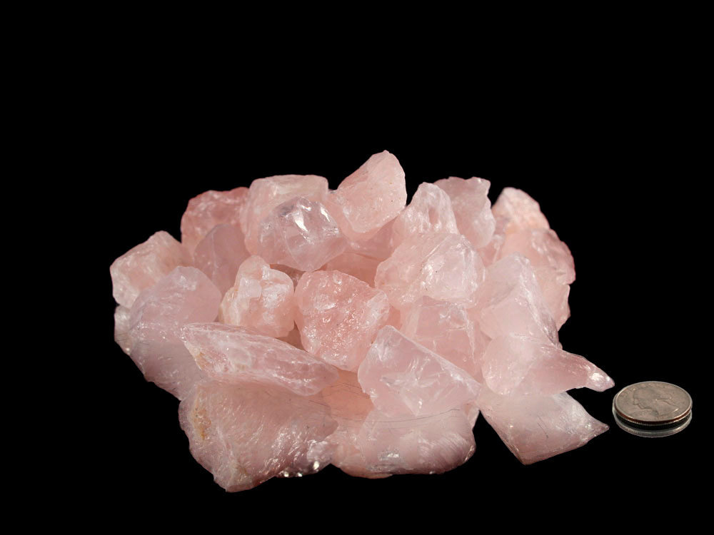 Rose Quartz Rough Stones Madagascar - 1 lb
