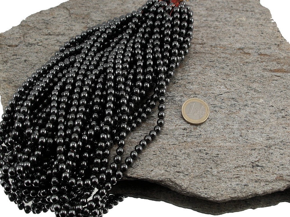 Hematite Bead Strand 5 mm - 1 pc