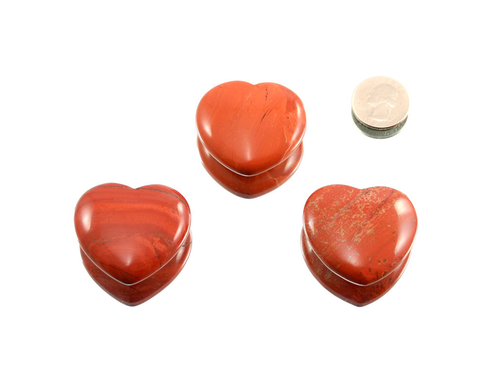 Red Jasper Heart - 1 pc
