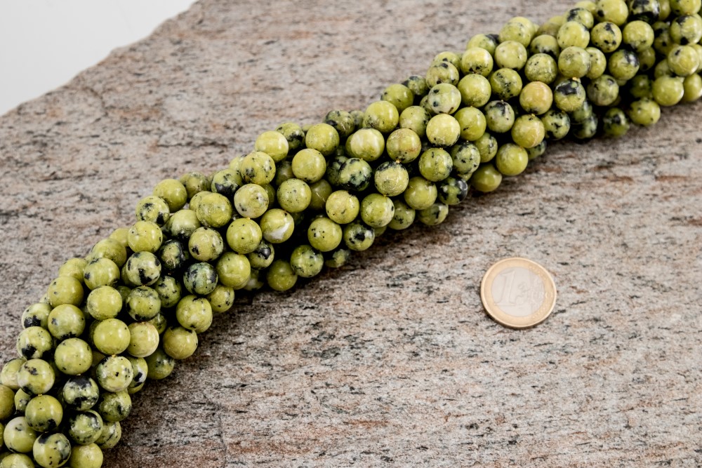 Lizardite Bead Strand 10 mm - 1 pc