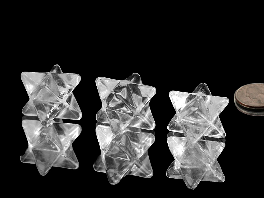 Merkabah Rock Crystal Miniature Figurine - 1 pc