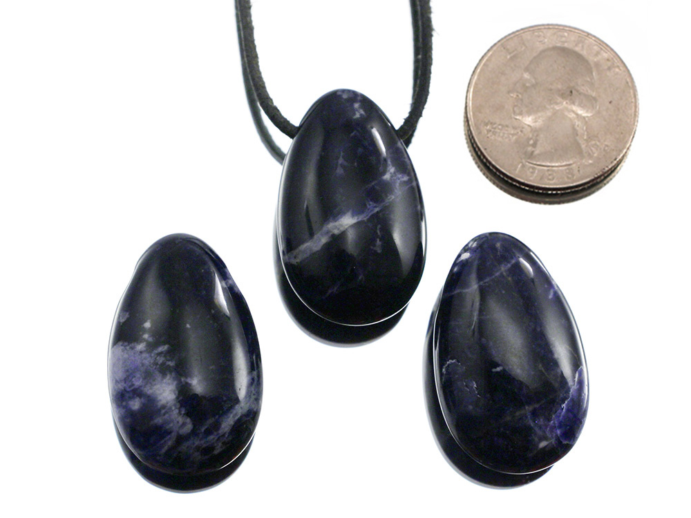 Sodalite Drop Bead Pendant