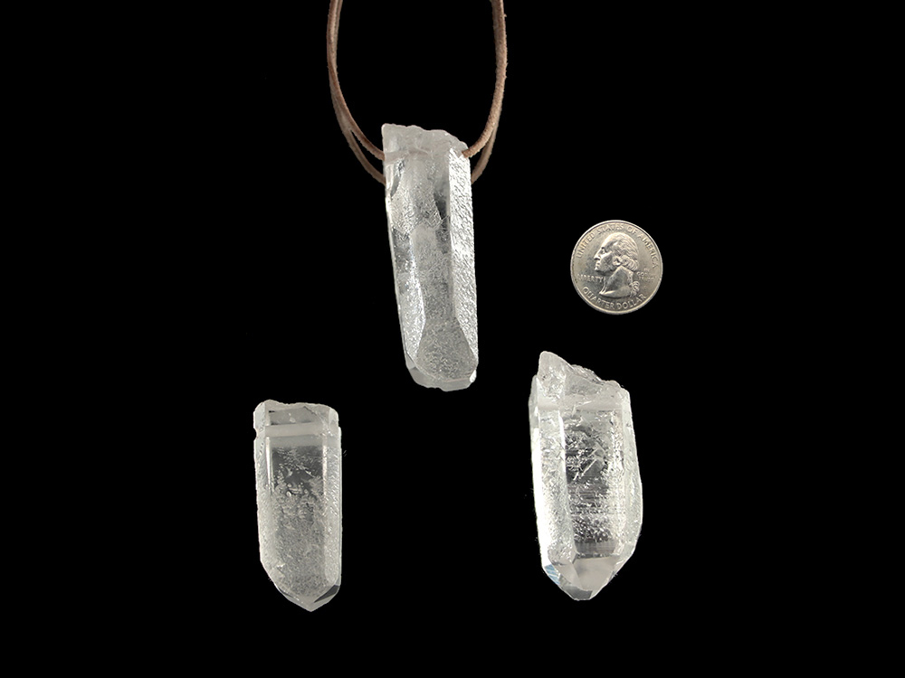 Quartz Crystal Pendant - 1 pc