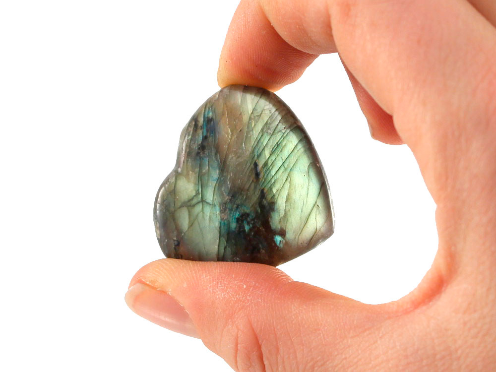 Labradorite Heart - 1 pc