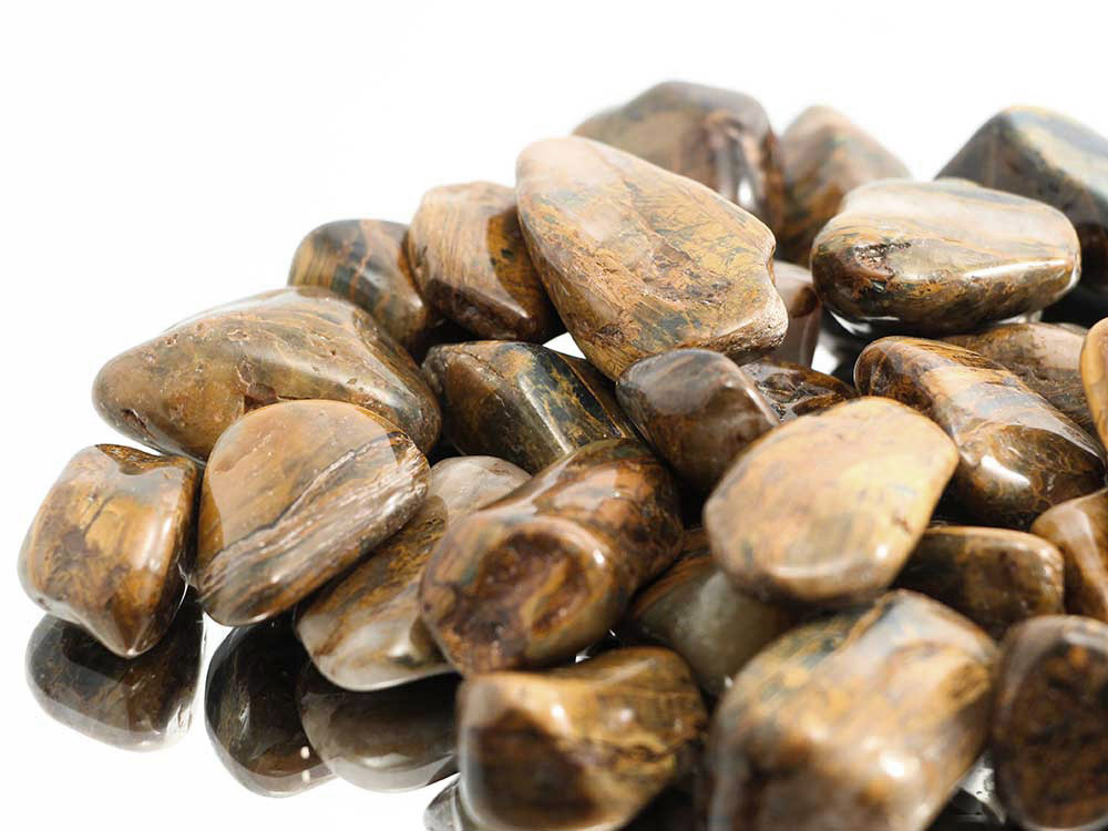 Nellite/Lion Skin Tumbled Stones - 1lb