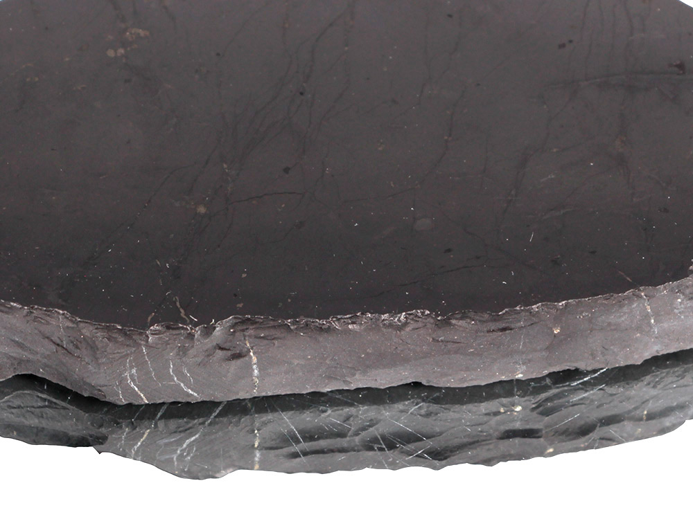 Shungite slab - natural edges - 1 pc