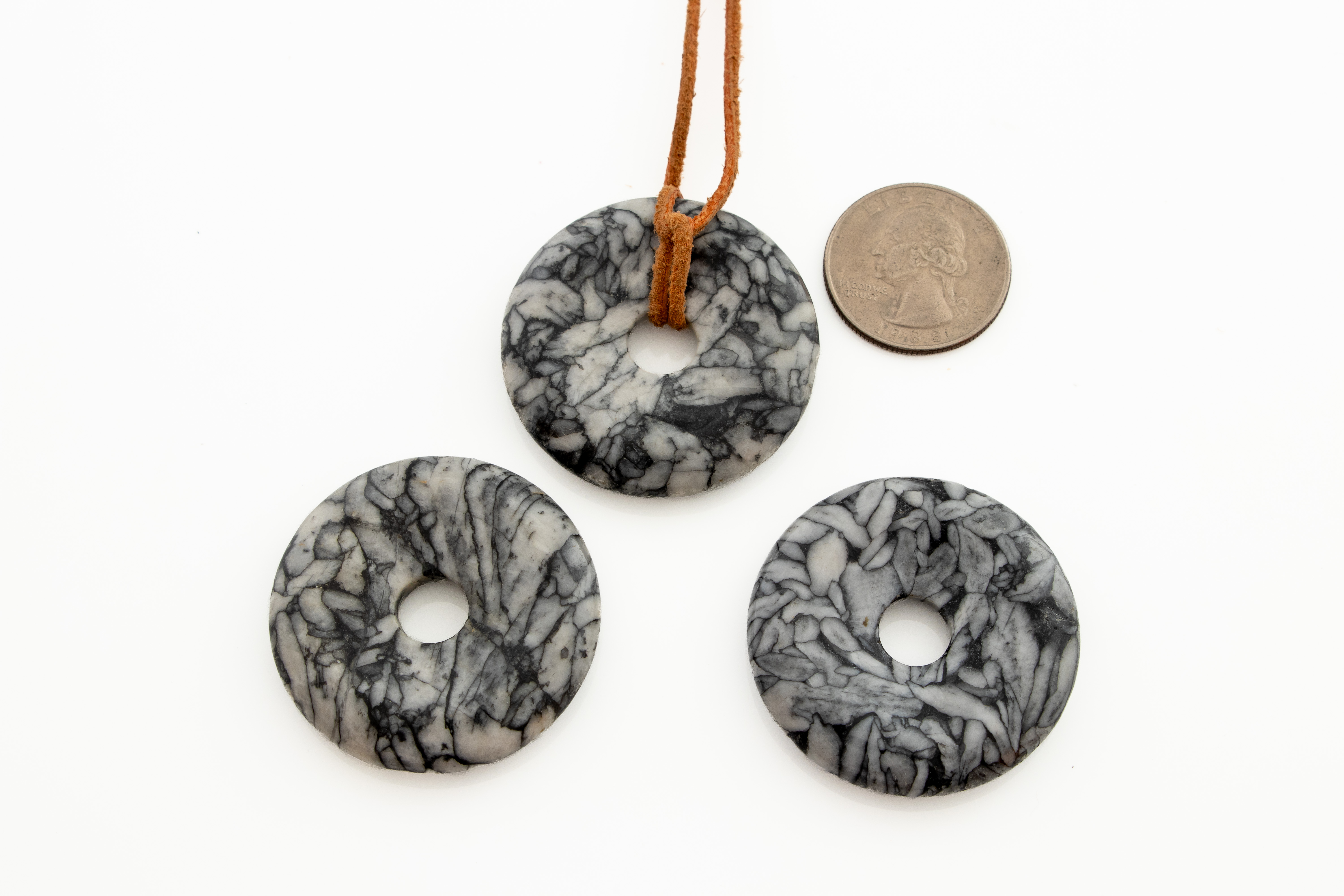 Pinolite Jewelry Donut 40mm - 1 pc