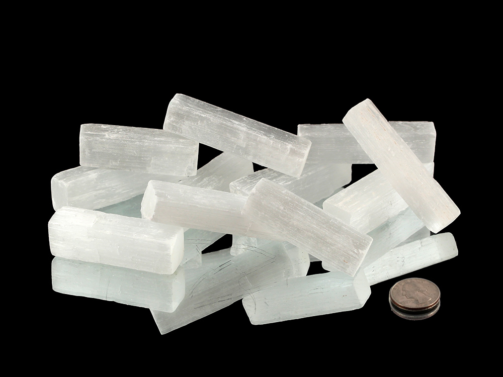 Selenite - Natural (Gypsum) Crystals - 1 lb